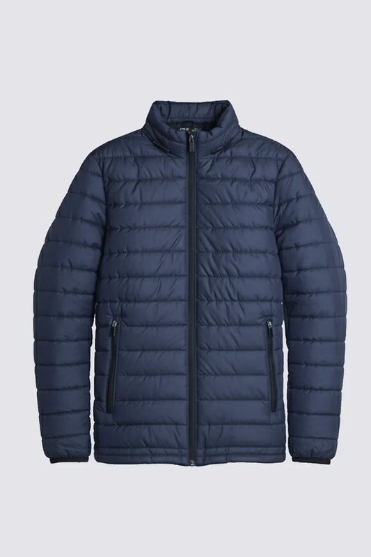 Stand Collar Puffer Jacket