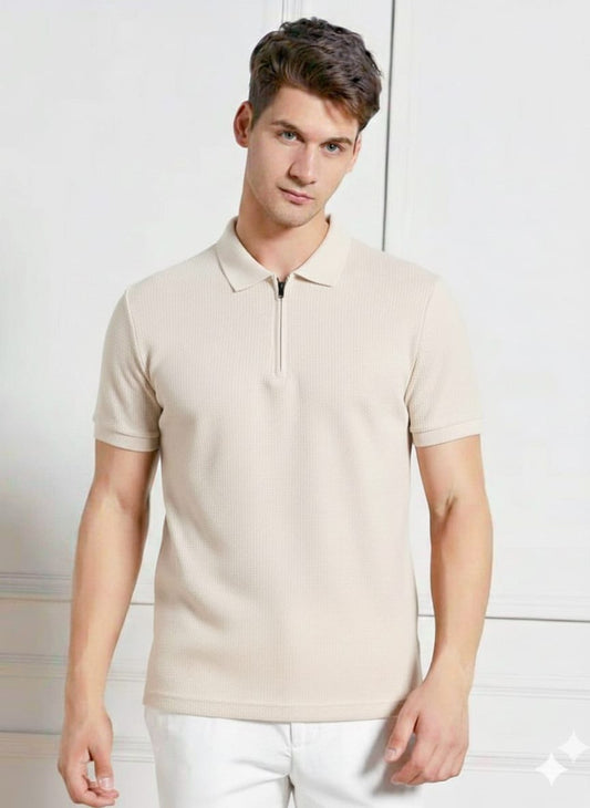 Zipper Polo Shirts